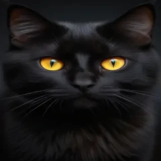 cute black cat wallpaper