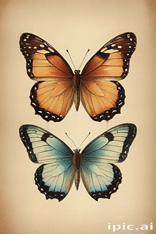 vintage butterfly illustration