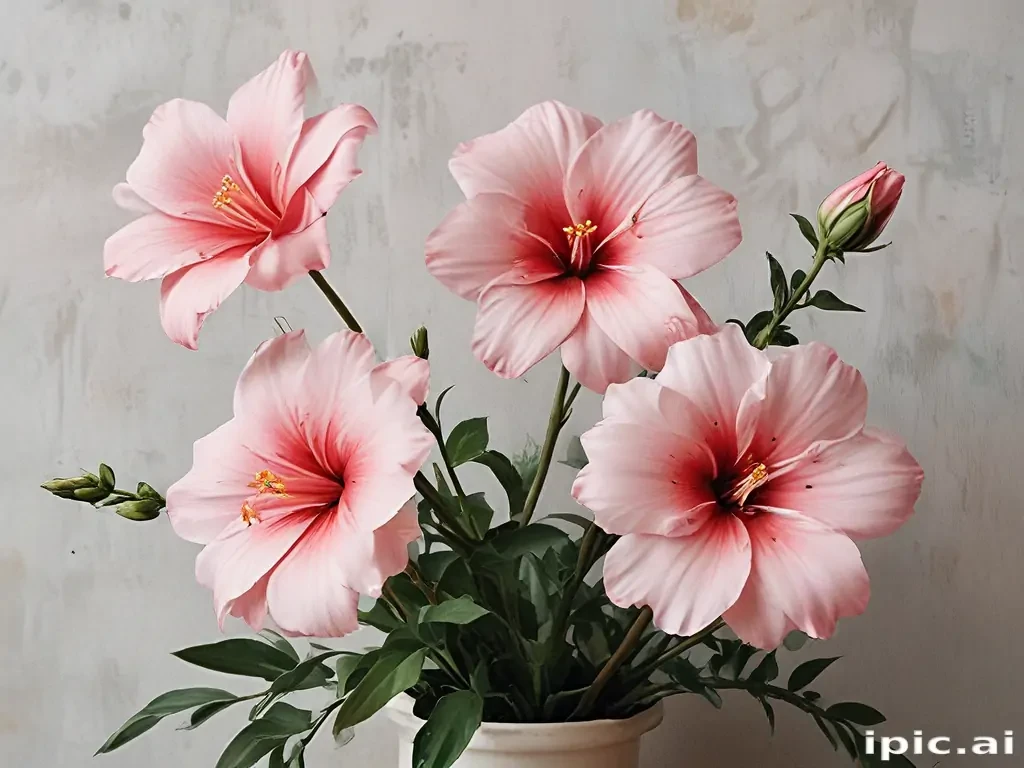aesthetic flower painting