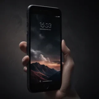 dark phone background