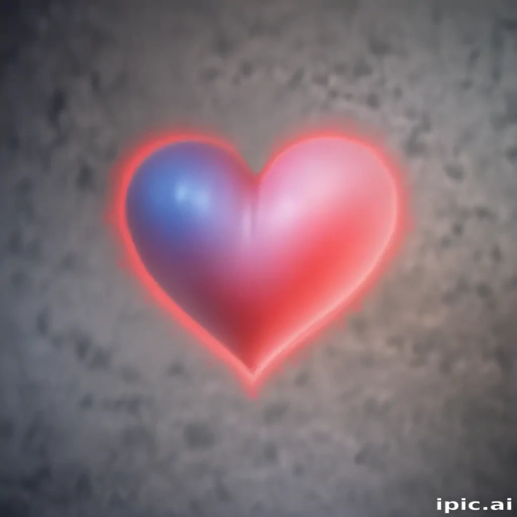 blurred heart