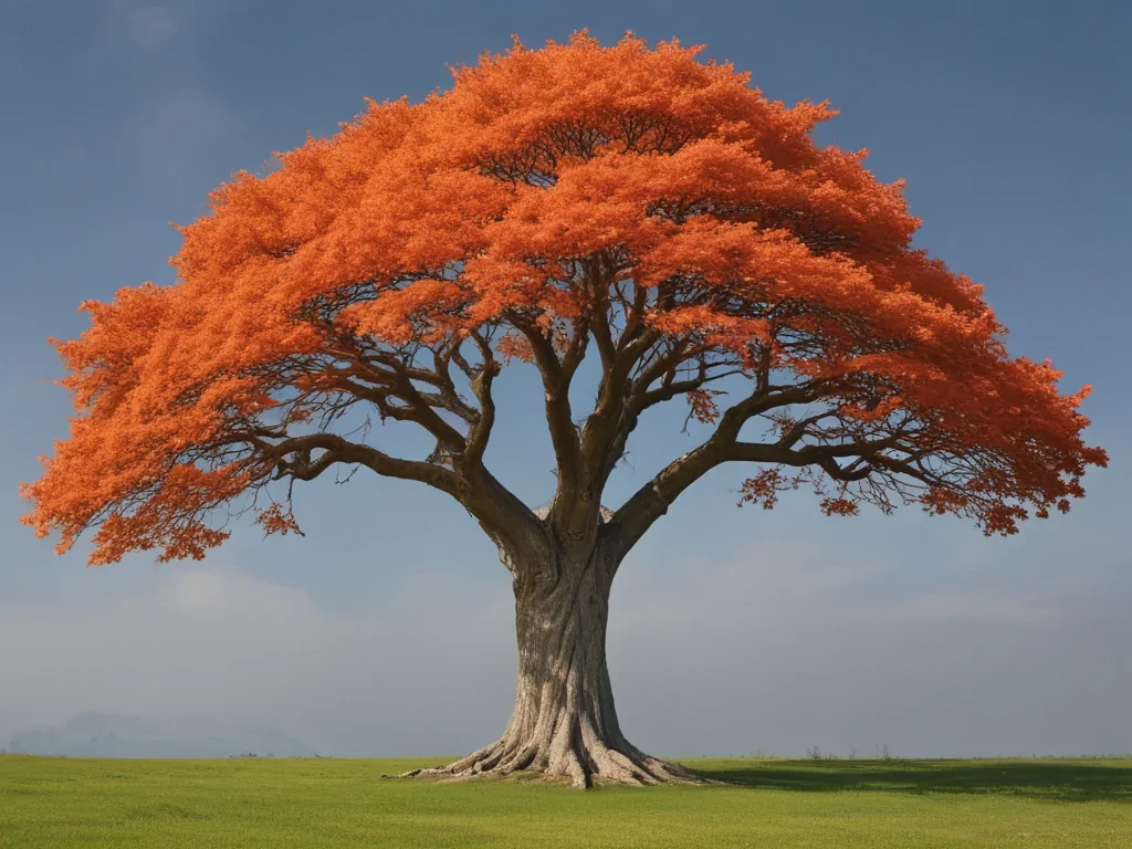 trees no background