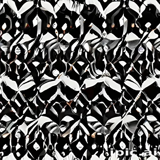 black with white pattern
