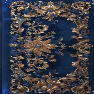 blue border design