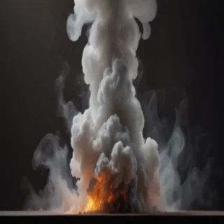 smoke no background