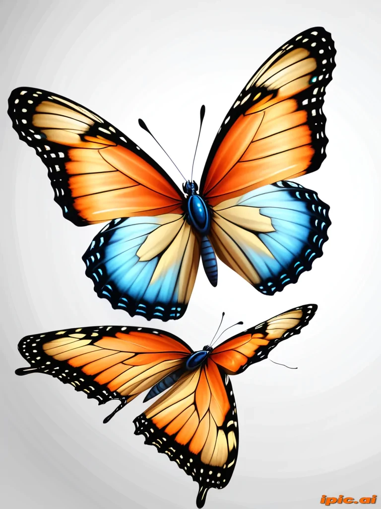 butterfly no background