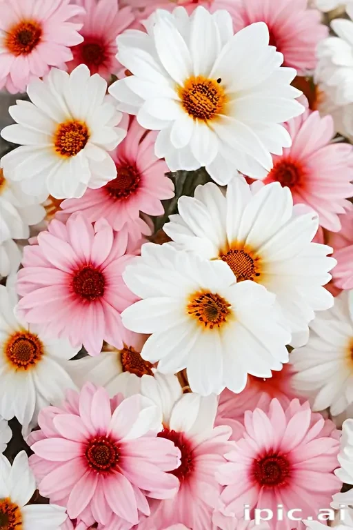 flower white bg