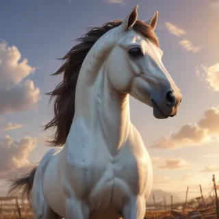 image of a cartoon horse