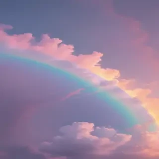 pastel rainbow aesthetic wallpaper