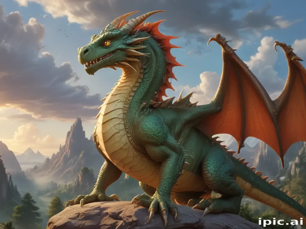 cartoon dragons