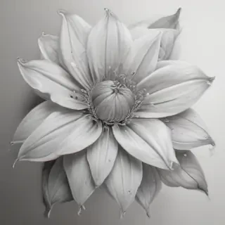 pencil drawings of flowers