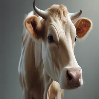 transparent cow