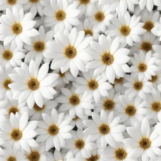 flower white bg