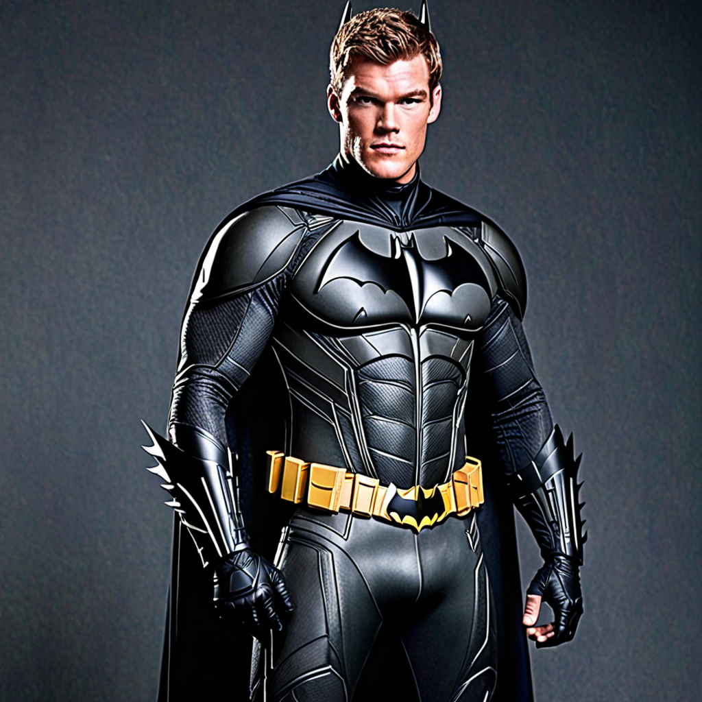 Alan Ritcher Batman Alan Ritchson as Batman in full batsuit