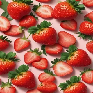 strawberry background aesthetic