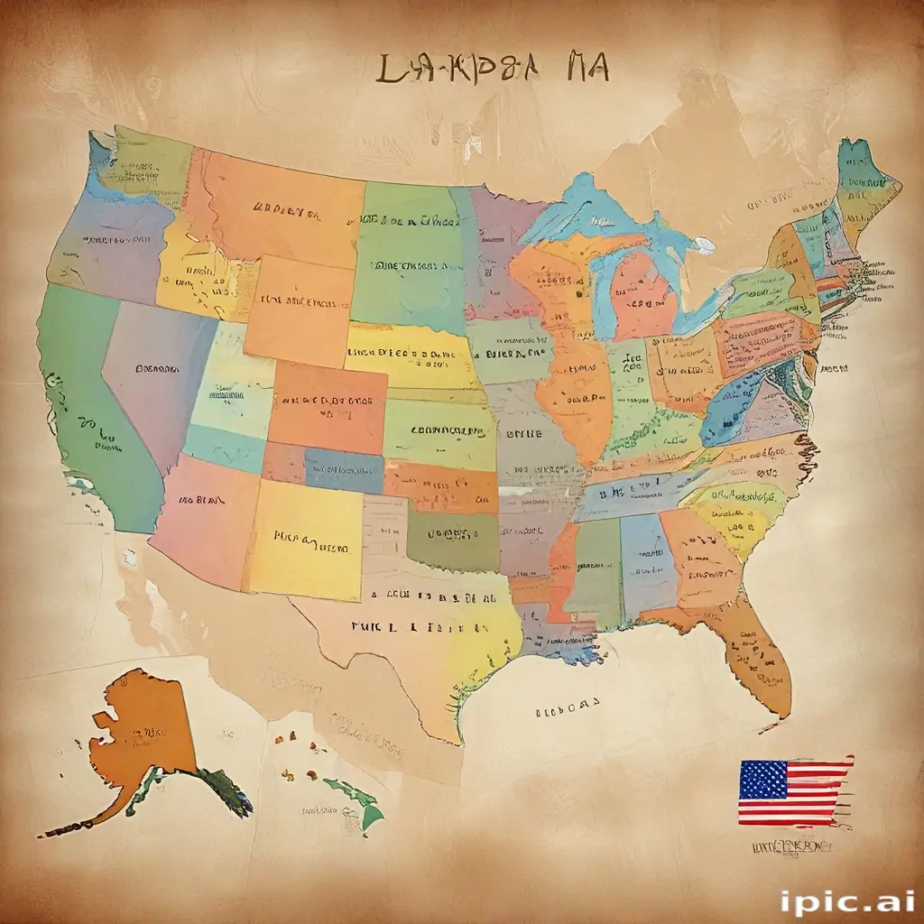 usa map states