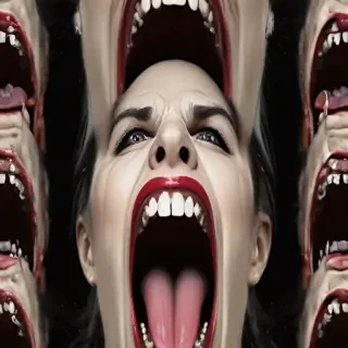 screaming background