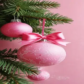 cute pink christmas wallpaper