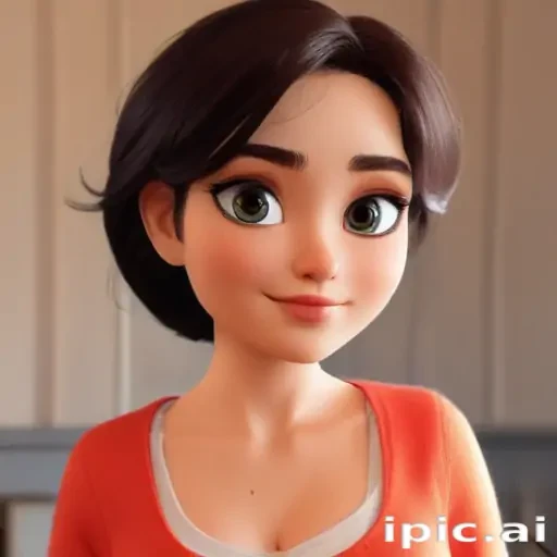 brunette cartoon character