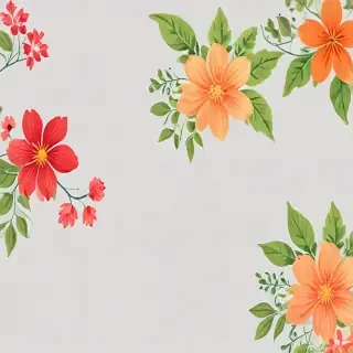 clipart flowers transparent background