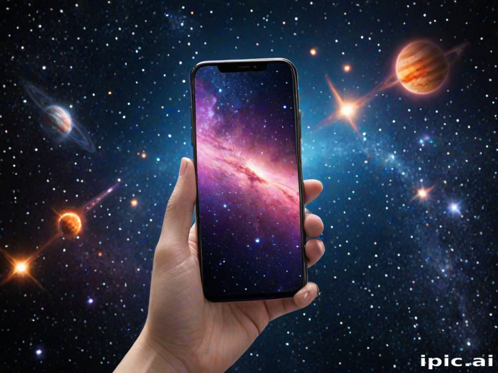 space background phone