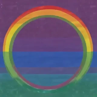 rainbow back round