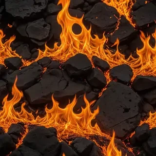 background on fire