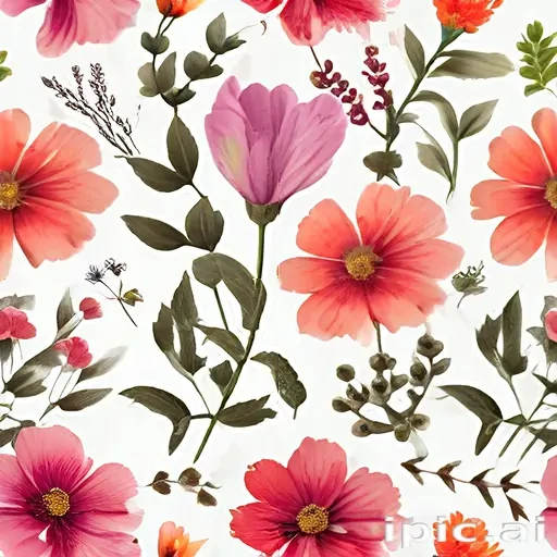 pressed flower png