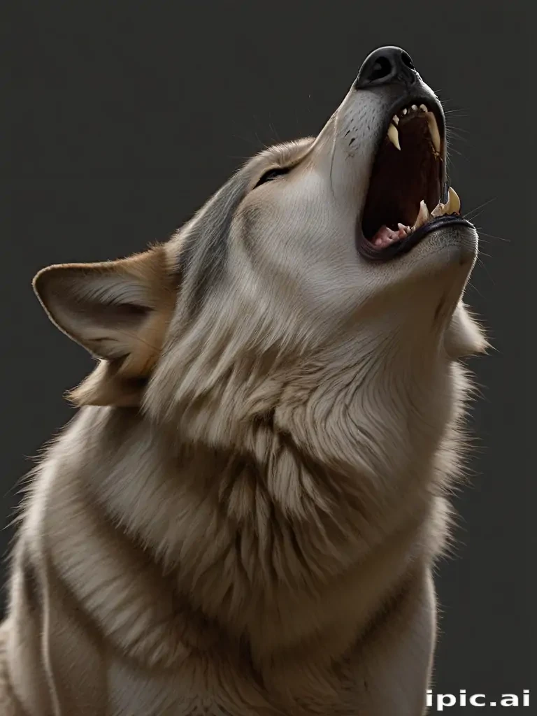 wolf howl png