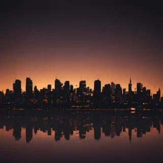 city silhouette png
