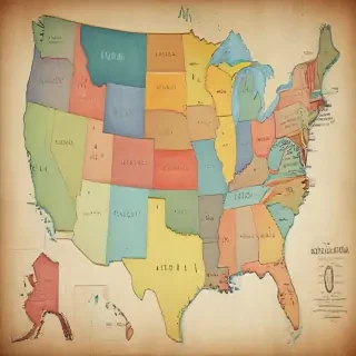 united states of america map