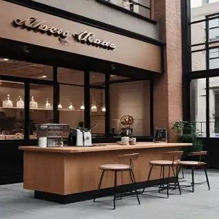 coffee shop mockup