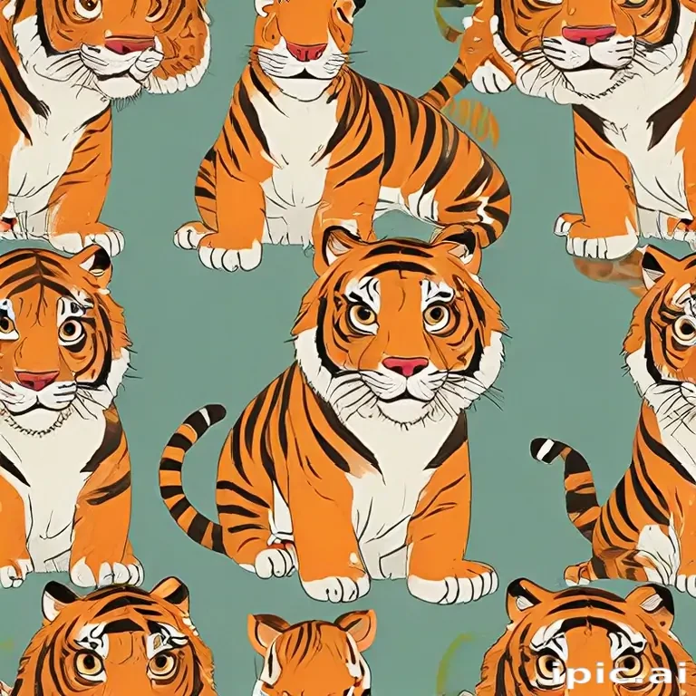 tiger cartoon tiger