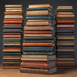 stacked books clip art