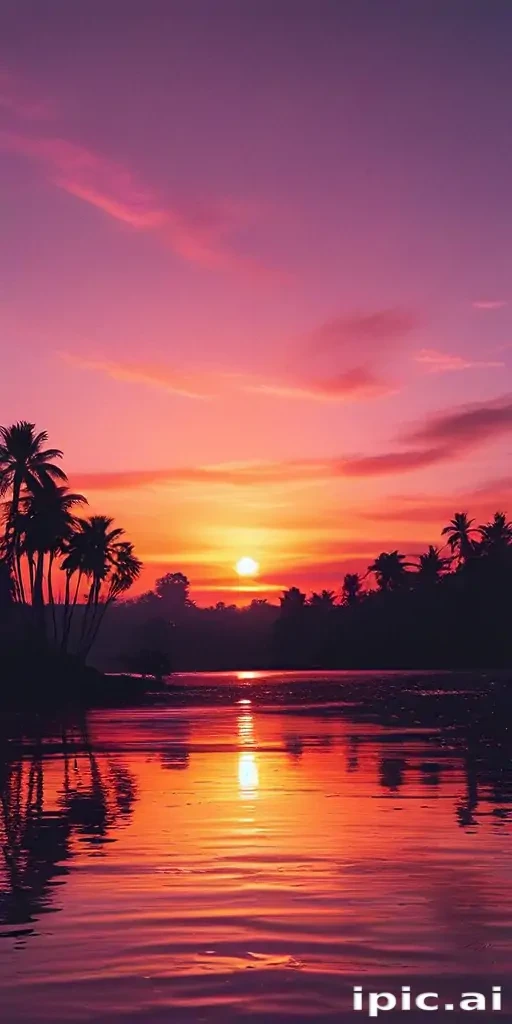 aesthetic sunset wallpapers