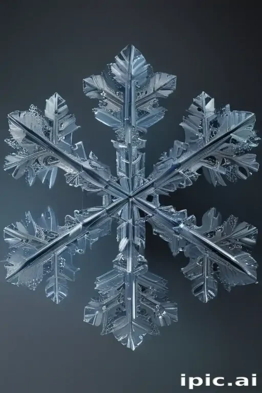 transparent snowflake