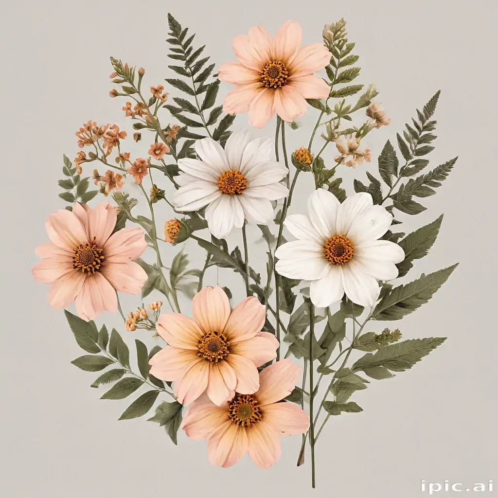 pressed flower png