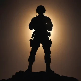 soldier silhouette png