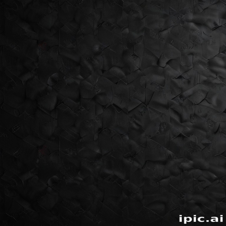 Textured Black Surface with Intricate Patterns and a Dark Aesthetic Appeal
