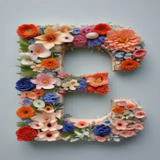 floral letters