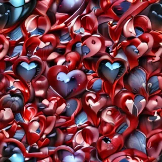background hearts