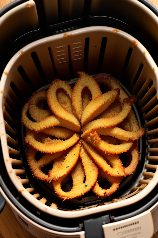 reheat blooming onion in air fryer