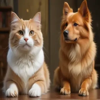 cat and dog