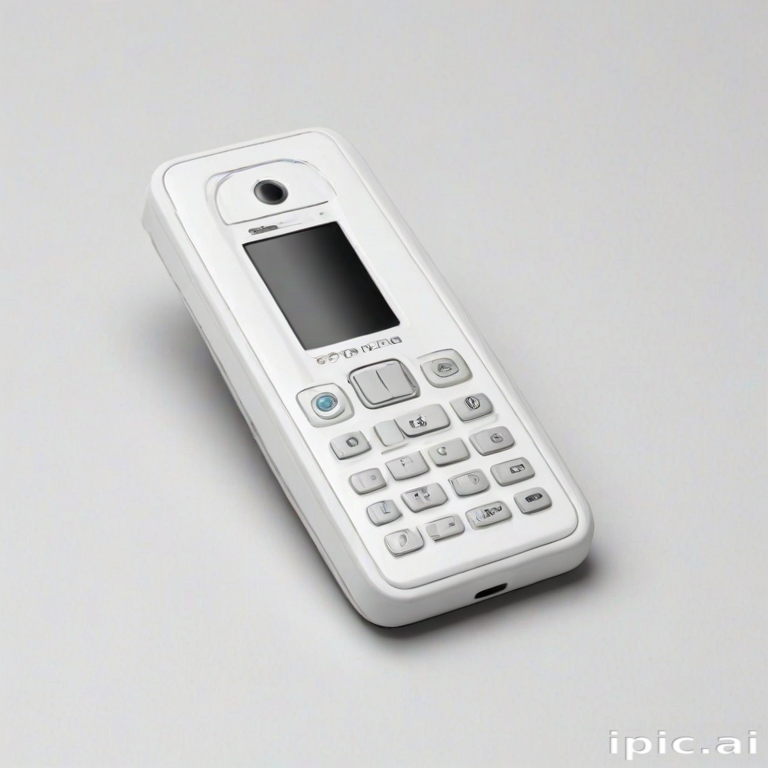 icon phone white