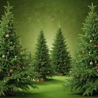 green christmas wallpaper
