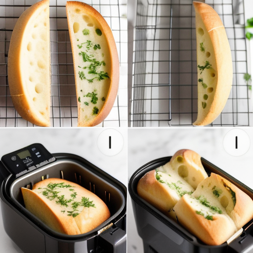 frozen garlic bread in air fryer