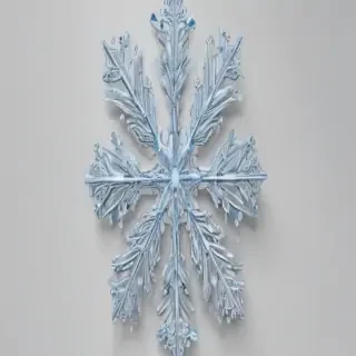 snowflake clipart with transparent background