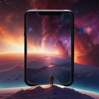 space background iphone