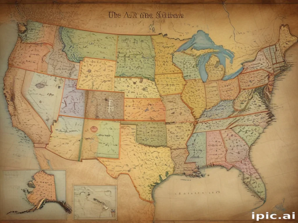 map of the usa states