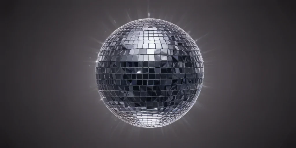 transparent background disco ball png
